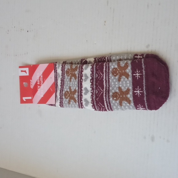 4/$30 New Gingerbread Cozy Socks - Size 5-9 - Picture 1 of 5